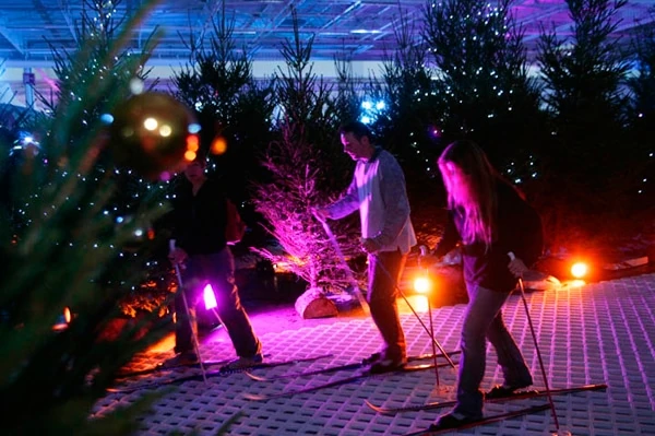 Animation de ski en intérieur