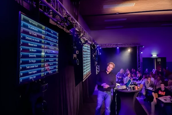 Animation d'une soirée quiz en entreprise