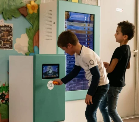 Chasse au trésor interactive dans un centre commercial