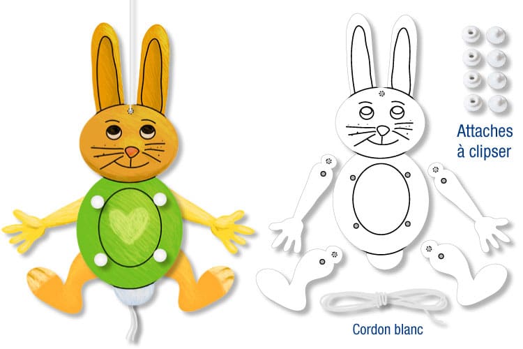 Mobile lapin articulé – Image 2