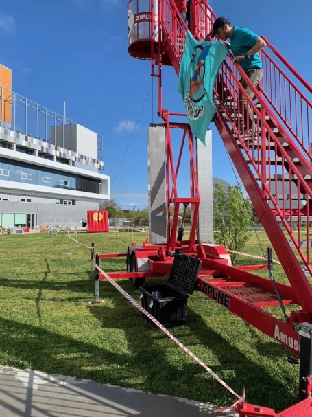 Animation sur mesure lors d'une manifestation sportive avec sensibilisation du public autour d'une thématique associative