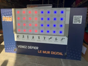 Mur digital de réflexe pour animation interactive et jeu connecté lors d’un événement d’entreprise