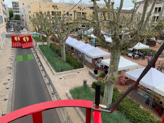 Tyrolienne extérieure pour animation événementielle dynamique