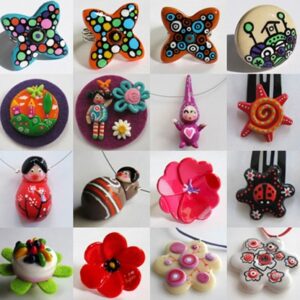 Bijoux en pate fimo