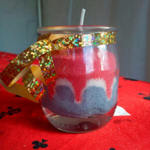 Cire bougie colorée