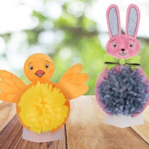 Lapin ou d’un Poussin en Pompons