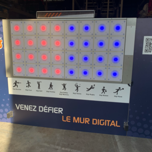 Location mur digital réflexe