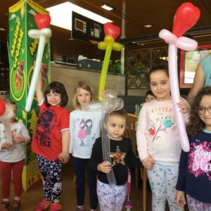 Sculpture sur ballons